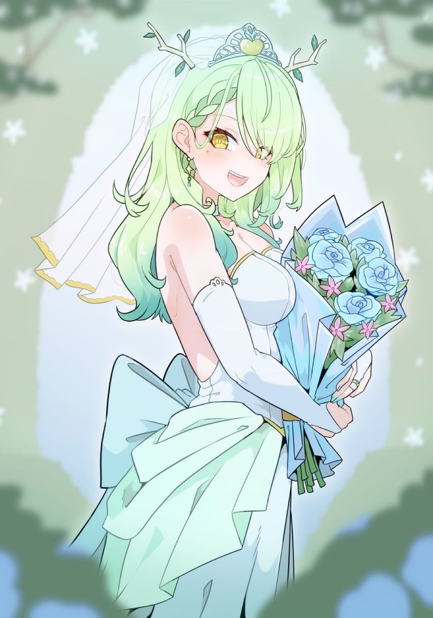 ceres fauna (hololive and 1 more) drawn by moral_cacoethes