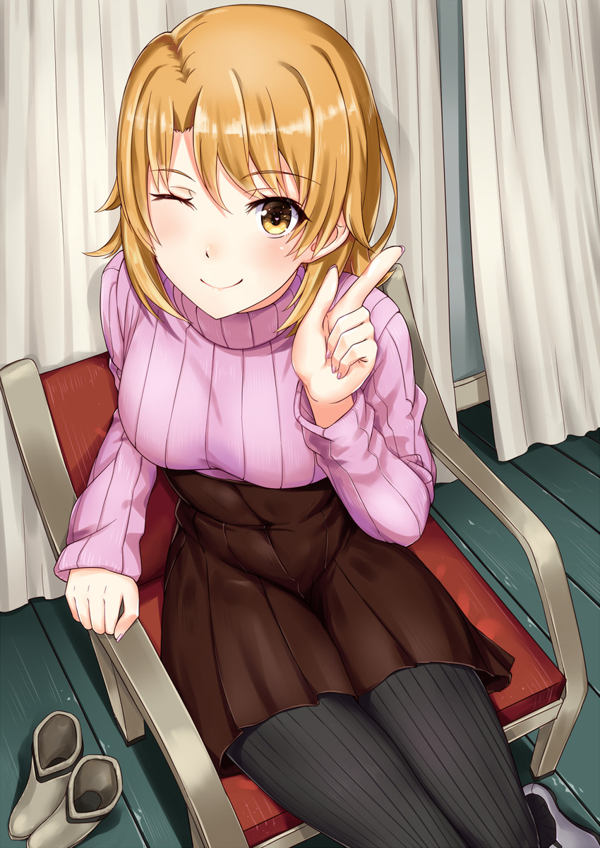 isshiki iroha (yahari ore no seishun lovecome wa machigatteiru.) drawn by firebate