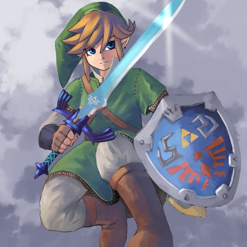 link (the legend of zelda and 1 more) drawn by tesshii_(riza4828)