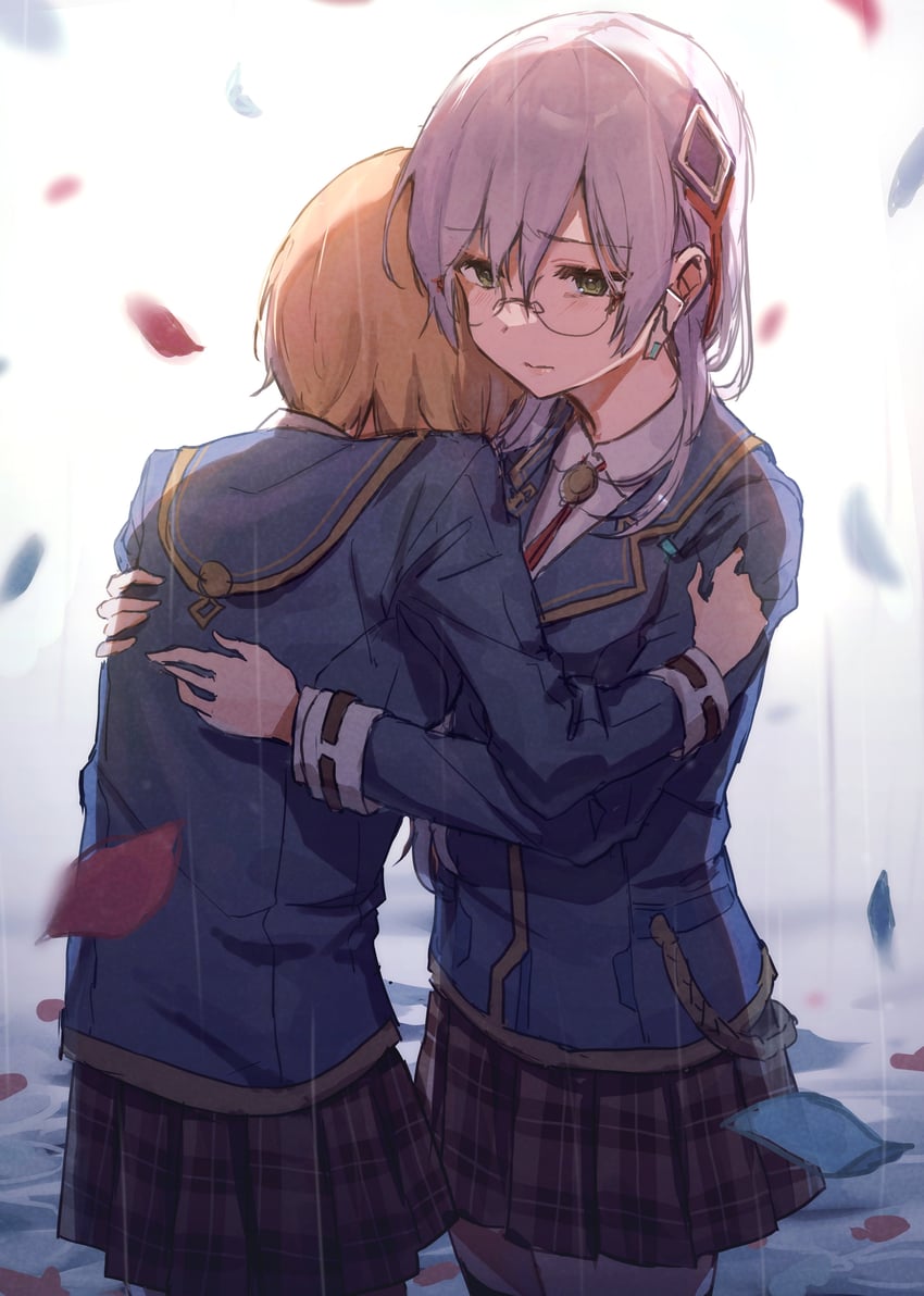 kayamori ruka and izumi yuki (heaven burns red) drawn by mejiro_yae