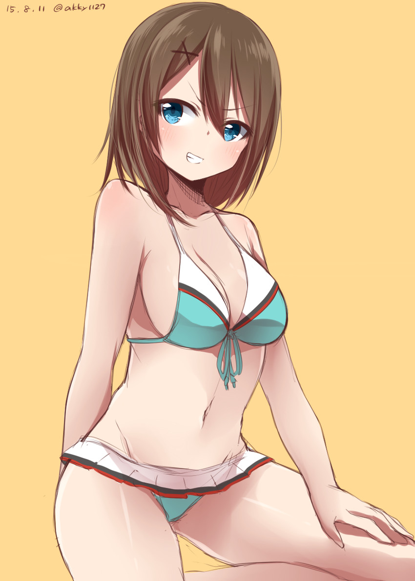 maya and maya kai ni (kantai collection) drawn by hoshimiya_aki