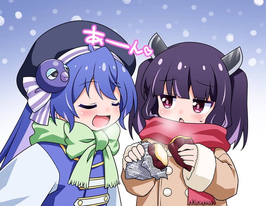 touhoku kiritan and otomachi una (vocaloid and 1 more) drawn by akou_roushi