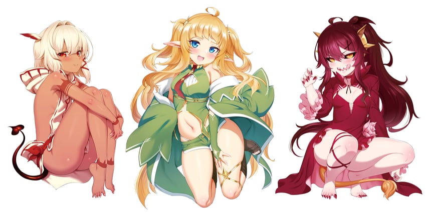 rocoroco, christina, and edita (tanaka the wizard) drawn by m-da_s-tarou