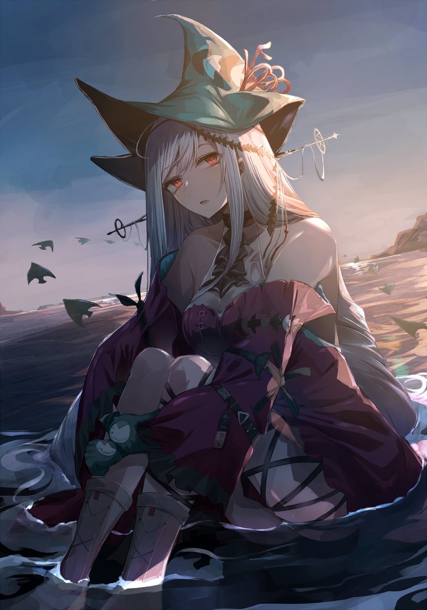 skadi and skadi the corrupting heart (arknights) drawn by miyabino_(miyabi1616)