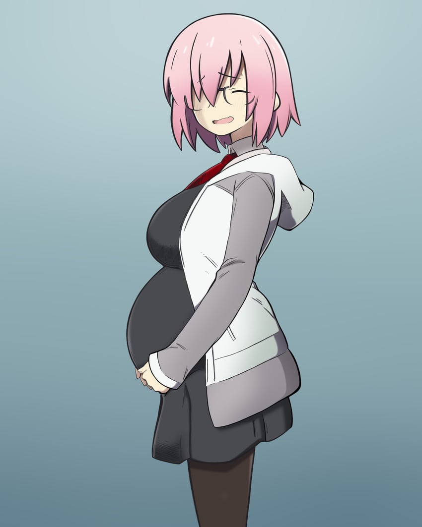mash kyrielight (fate and 1 more) drawn by wickedatlas