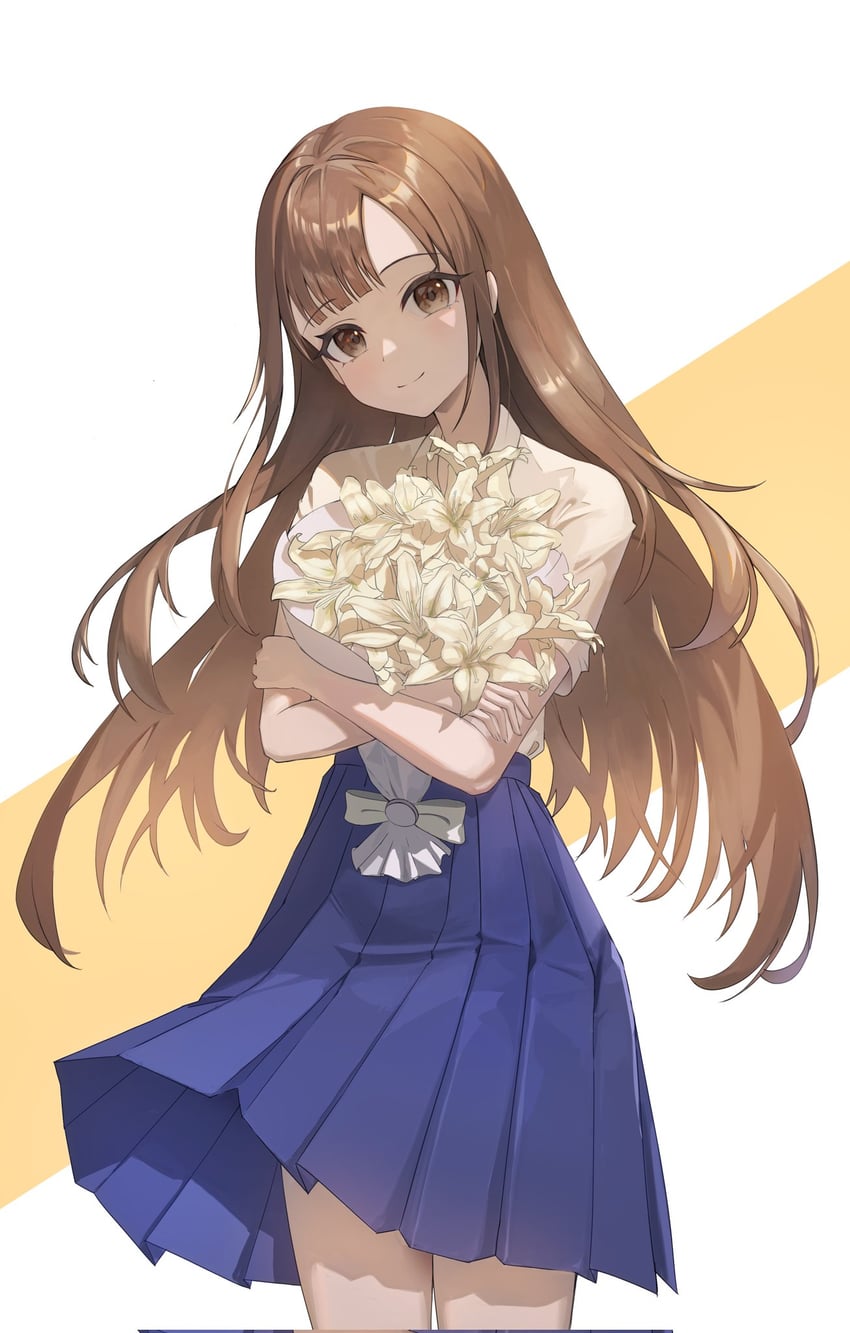 mizumoto yukari (idolmaster and 1 more) drawn by kinoko_(alcyone1018)