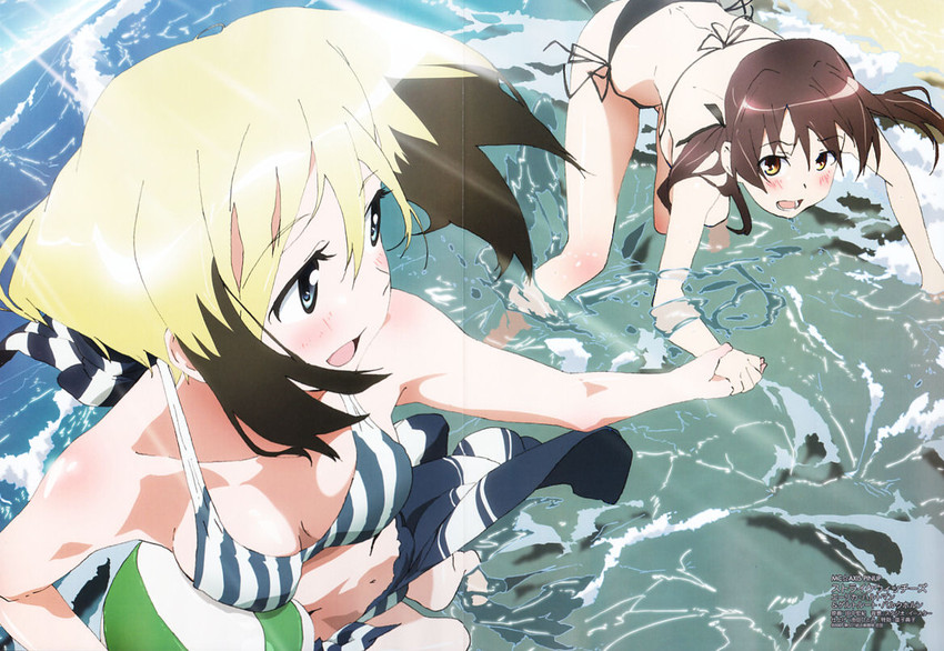erica hartmann and gertrud barkhorn (world witches series and 1 more) drawn by tanaka_hironori