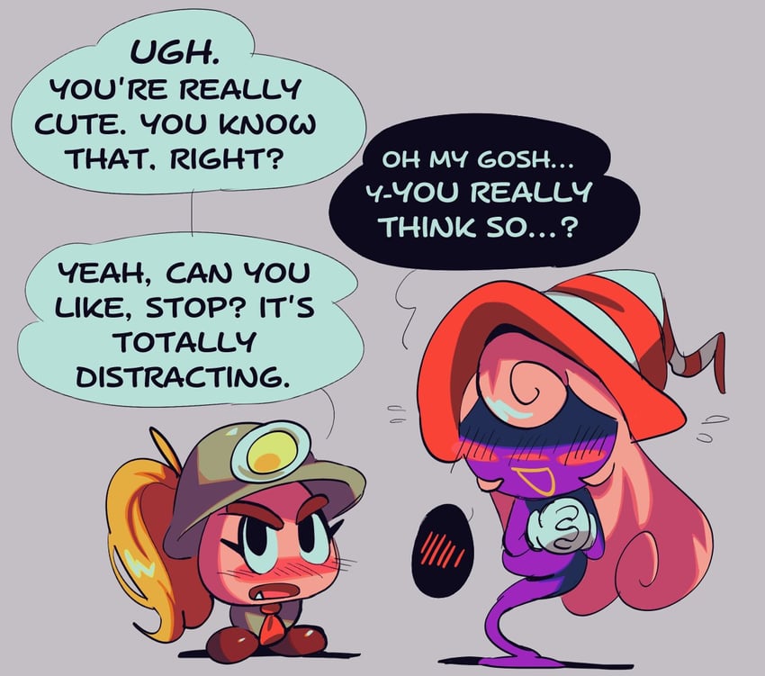 vivian and goombella (mario and 2 more) drawn by petzcatz2