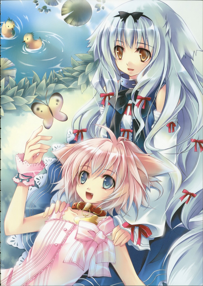 wanko and lily (original and 1 more) drawn by ta_kaana