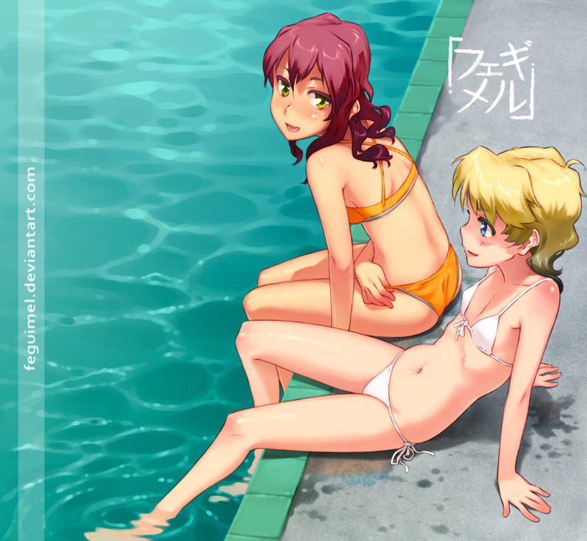 cerise roxalia amaretto and aurin edelblick (original) drawn by feguimel