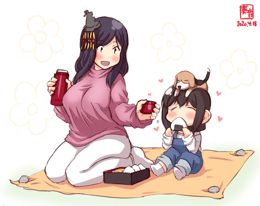 shigure and yamashiro (kantai collection) drawn by kanon_(kurogane_knights)