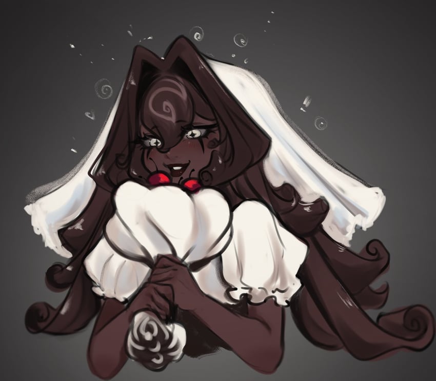 black forest cookie (cookie run and 1 more) drawn by uma_mordida