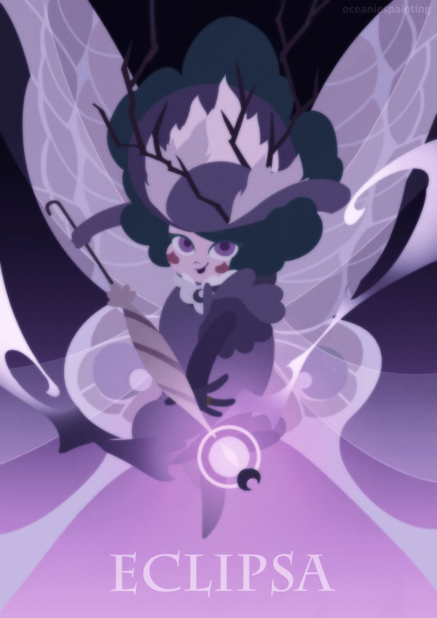 eclipsa butterfly (star vs the forces of evil) drawn by oceanispainting