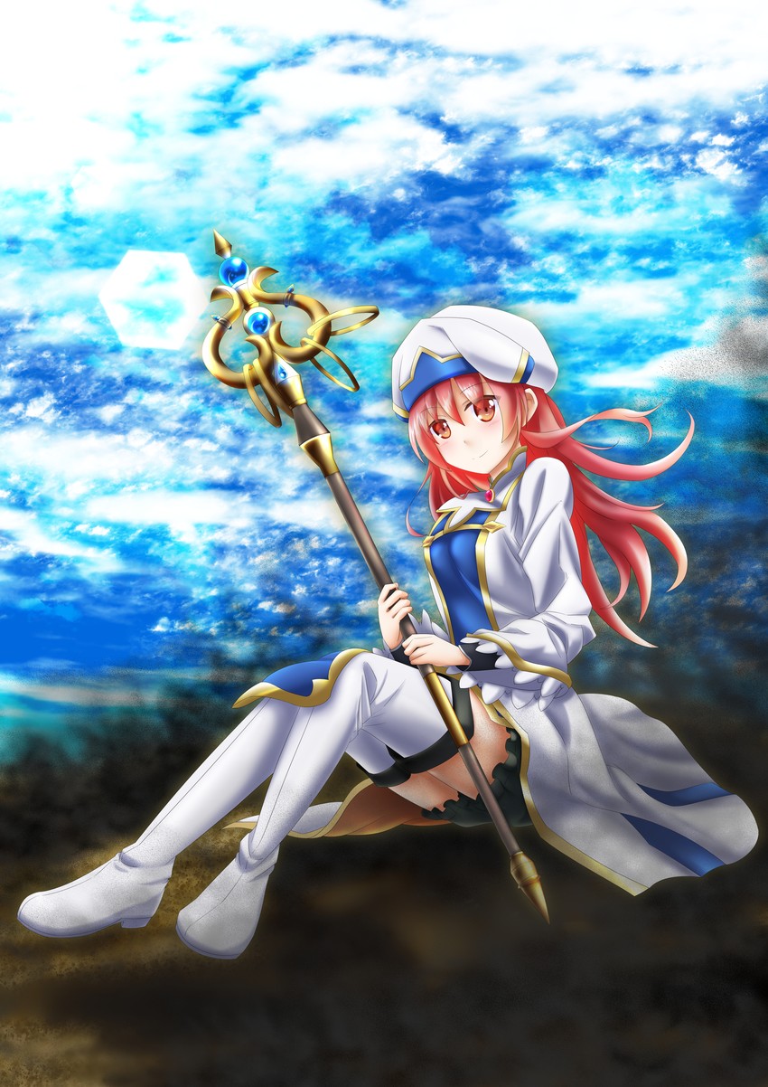 priestess and yuzaki tsukasa (goblin slayer! and 1 more) drawn by chooper