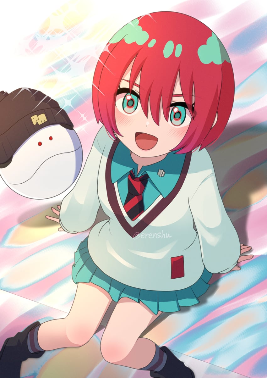 amate yuzuriha and haro (gundam and 1 more) drawn by erenshu