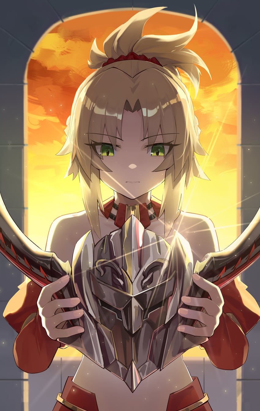 mordred (fate and 1 more) drawn by feibai