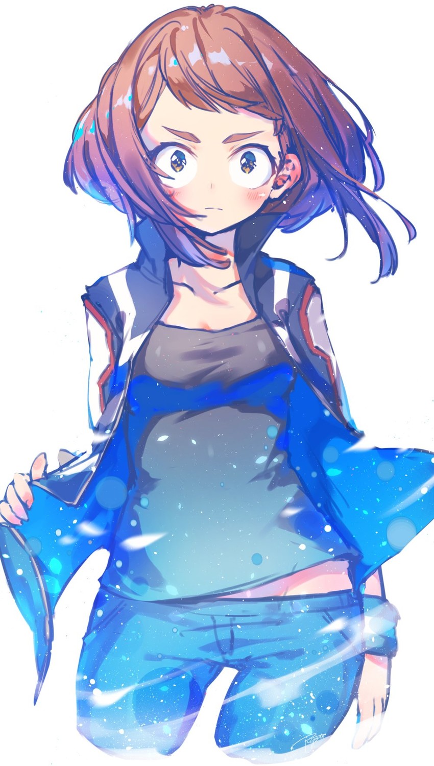 uraraka ochaco (boku no hero academia) drawn by ryota_(ry_o_ta)