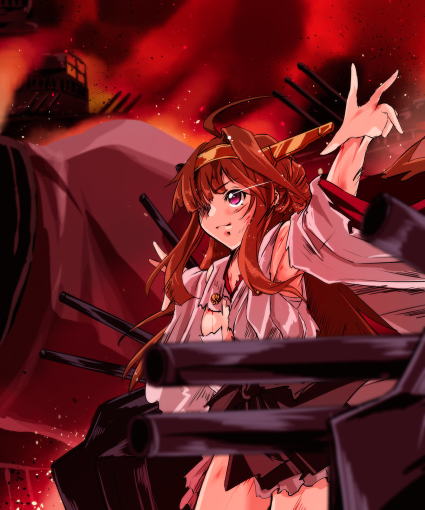 kongou (kantai collection) drawn by tsukineko