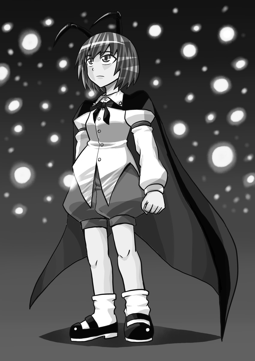wriggle nightbug (touhou) drawn by niiko_(gonnzou)