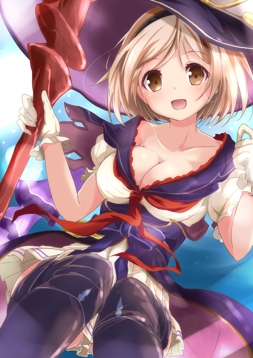 djeeta and warlock (granblue fantasy) drawn by nanaume_(shichimi_tougarashi)