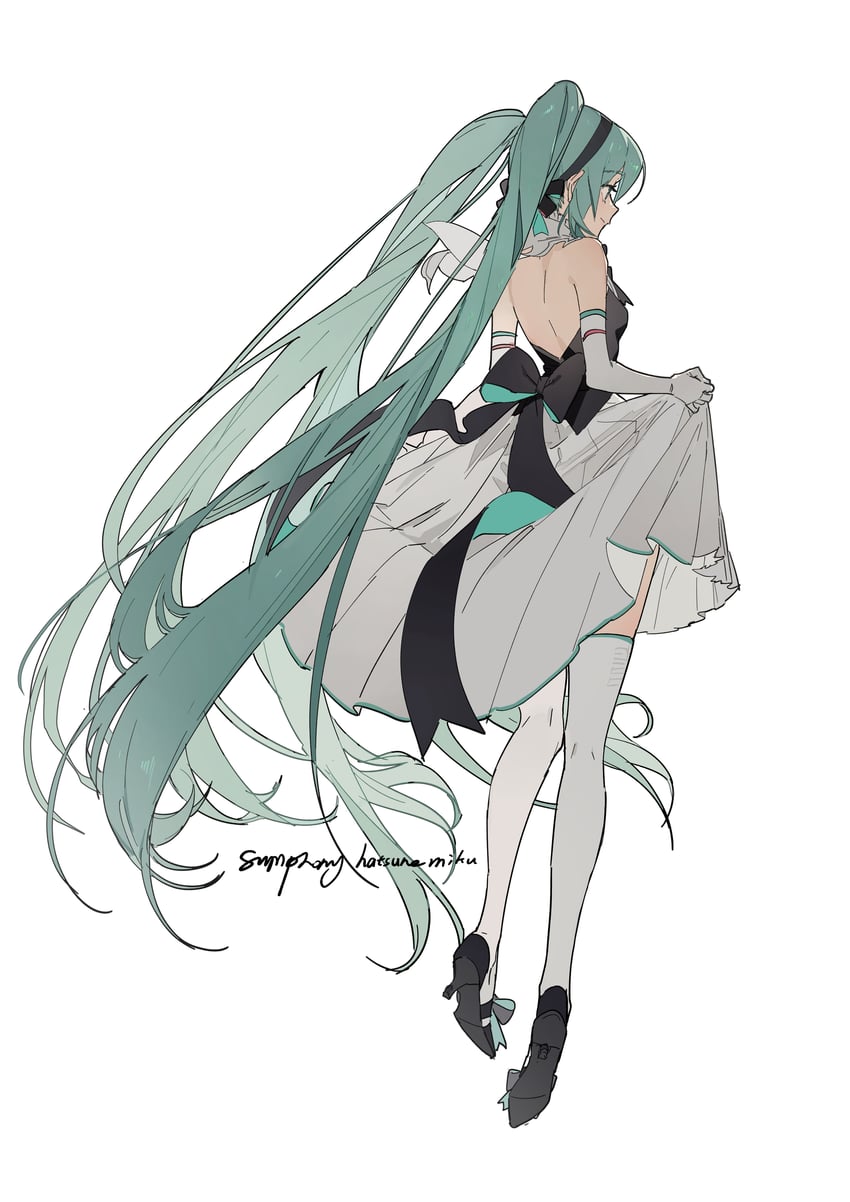 hatsune miku (vocaloid and 1 more) drawn by zhibuji_loom