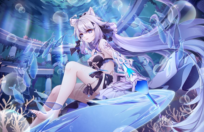 kiana kaslana (honkai and 1 more) drawn by shuiyinzijun