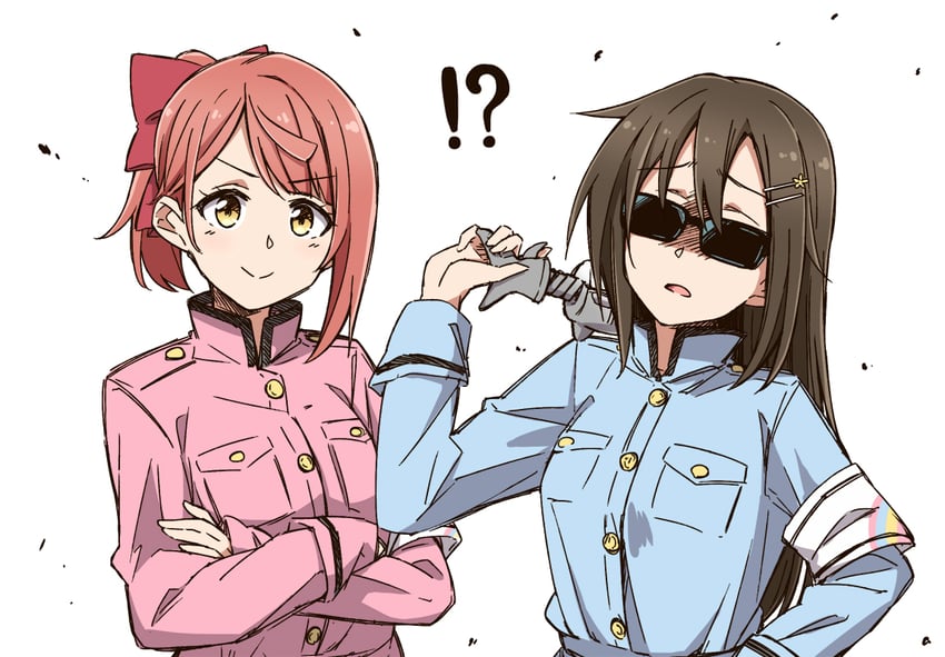 uehara ayumu and osaka shizuku (love live! and 1 more) drawn by shinsono_shiroko