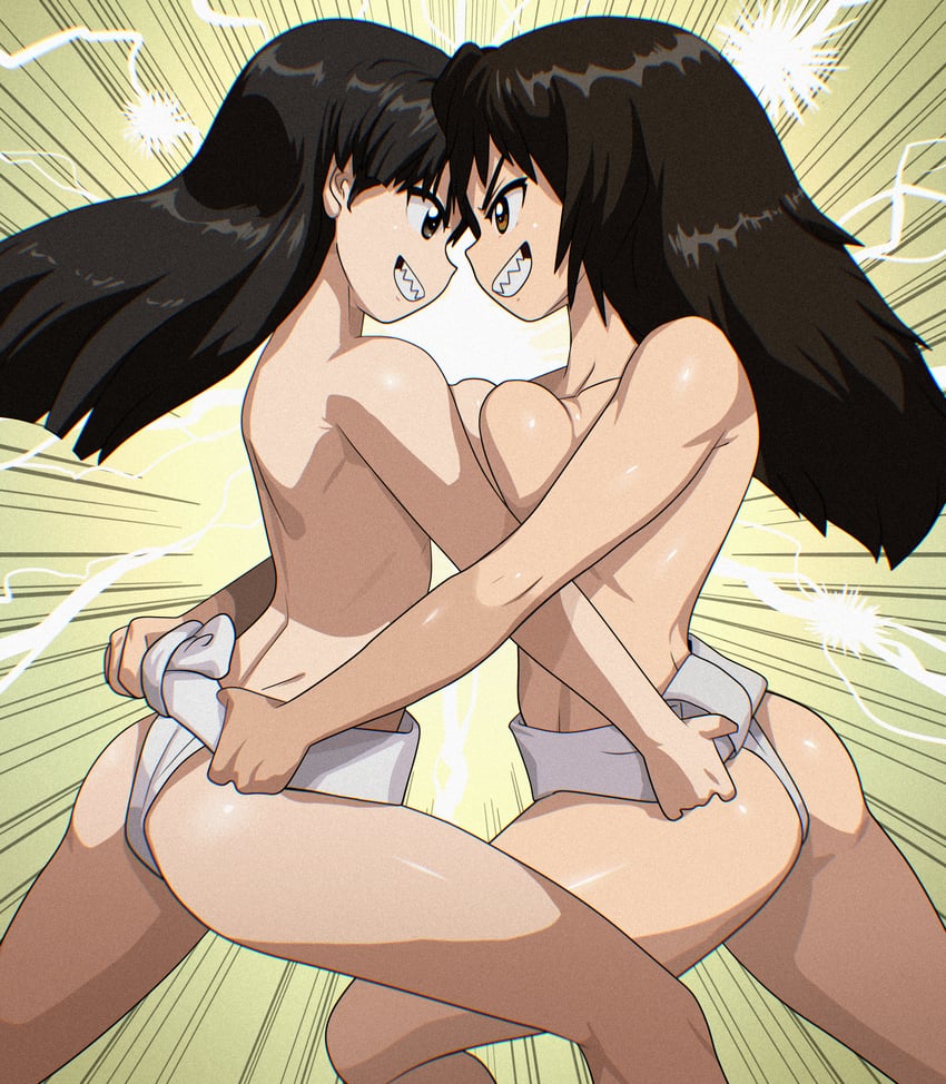 nishi kinuyo and murakami (girls und panzer) drawn by oggy_(oggyoggy)