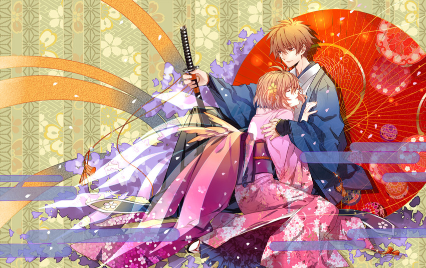 sakura hime and xiaolang (tsubasa chronicle) drawn by w_w_w_wloveless