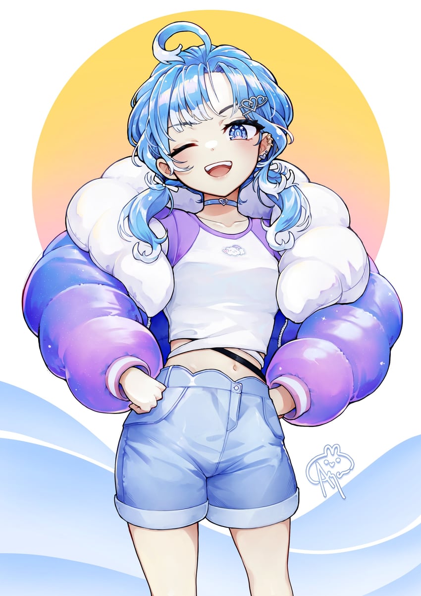 kobo kanaeru (hololive and 1 more) drawn by dumpling_aria_(artist)