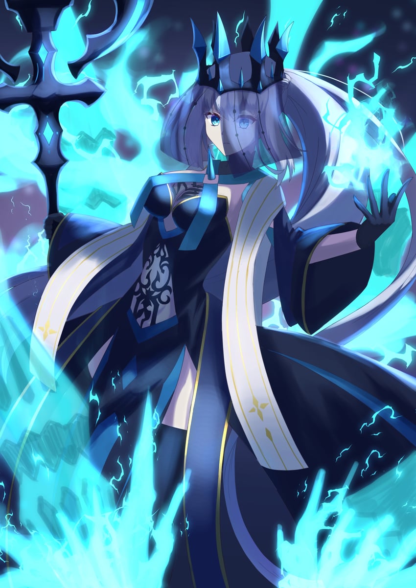 morgan le fay (fate and 1 more) drawn by narukamikagerou