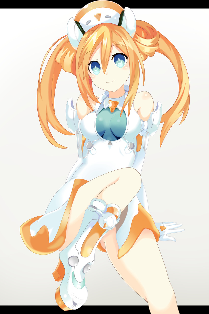 orange heart (neptune and 1 more) drawn by ramu-on@_shinon
