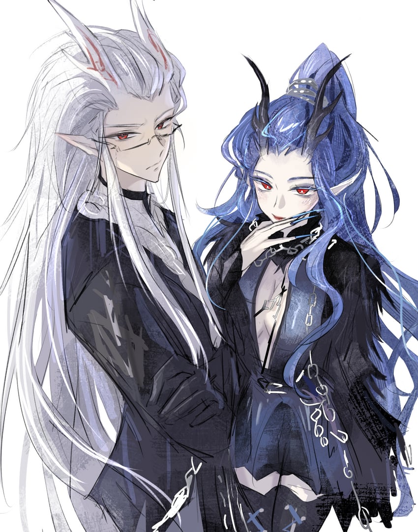 ao run and ao guang (nezha zhi motong jiangshi) drawn by nianshuoshuo