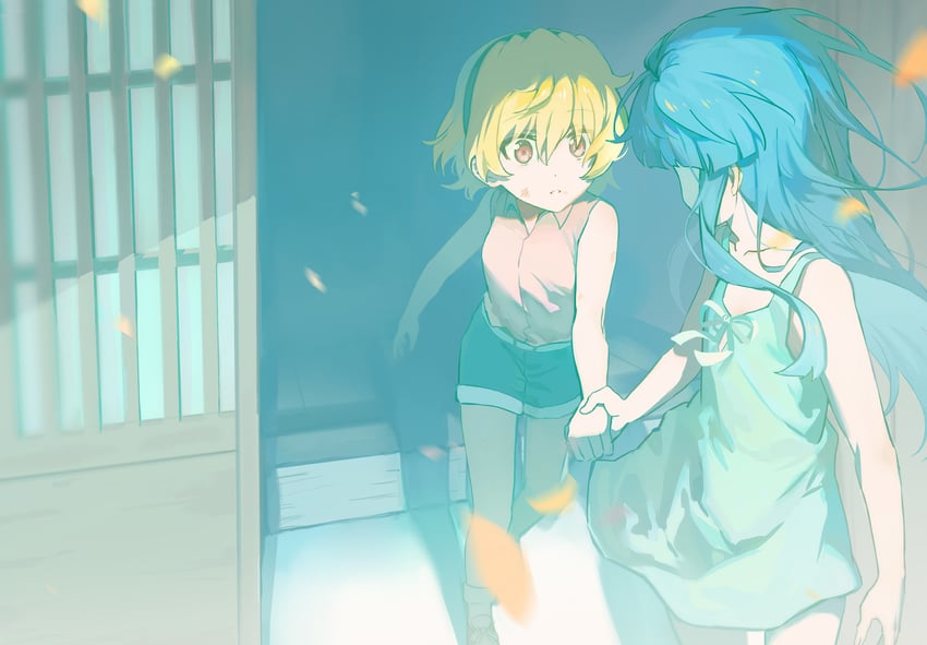 furude rika and houjou satoko (higurashi no naku koro ni) drawn by usamin_(megumikira)
