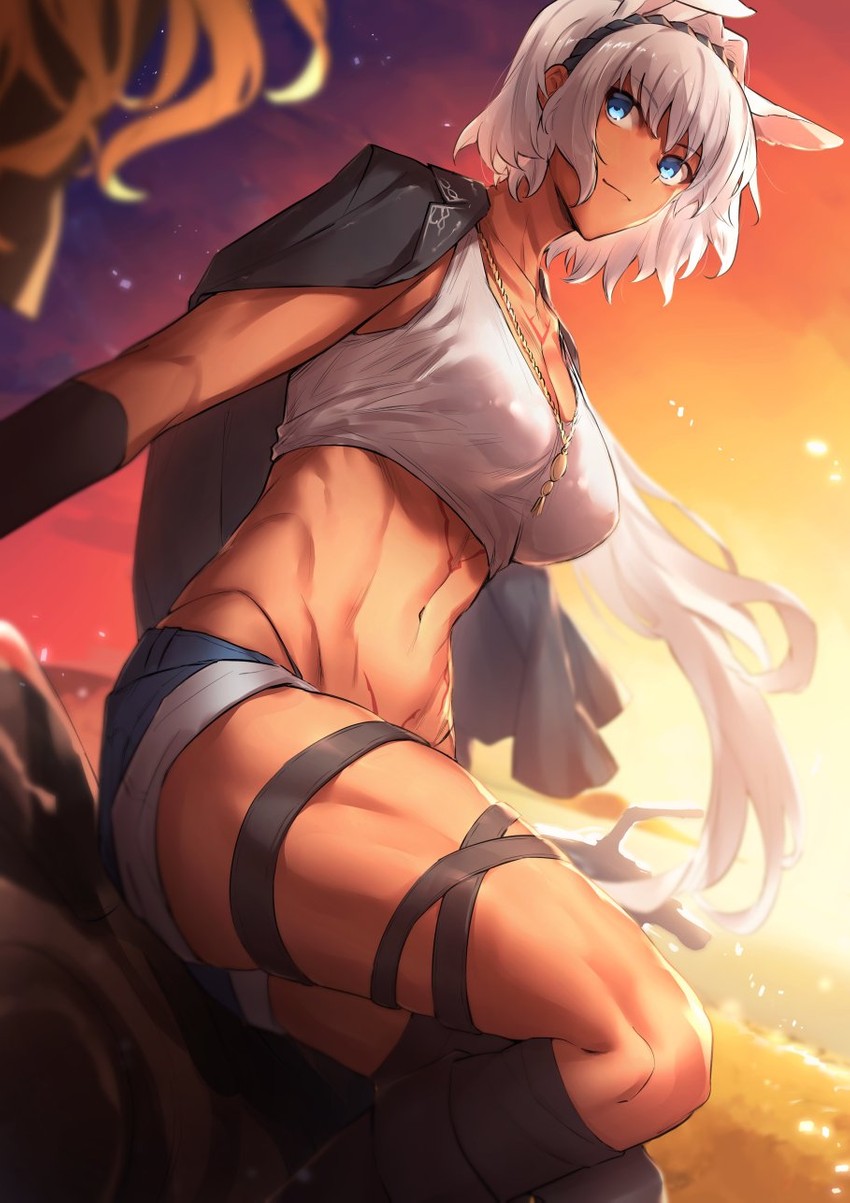 caenis and kirschtaria wodime (fate and 1 more) drawn by sabamori