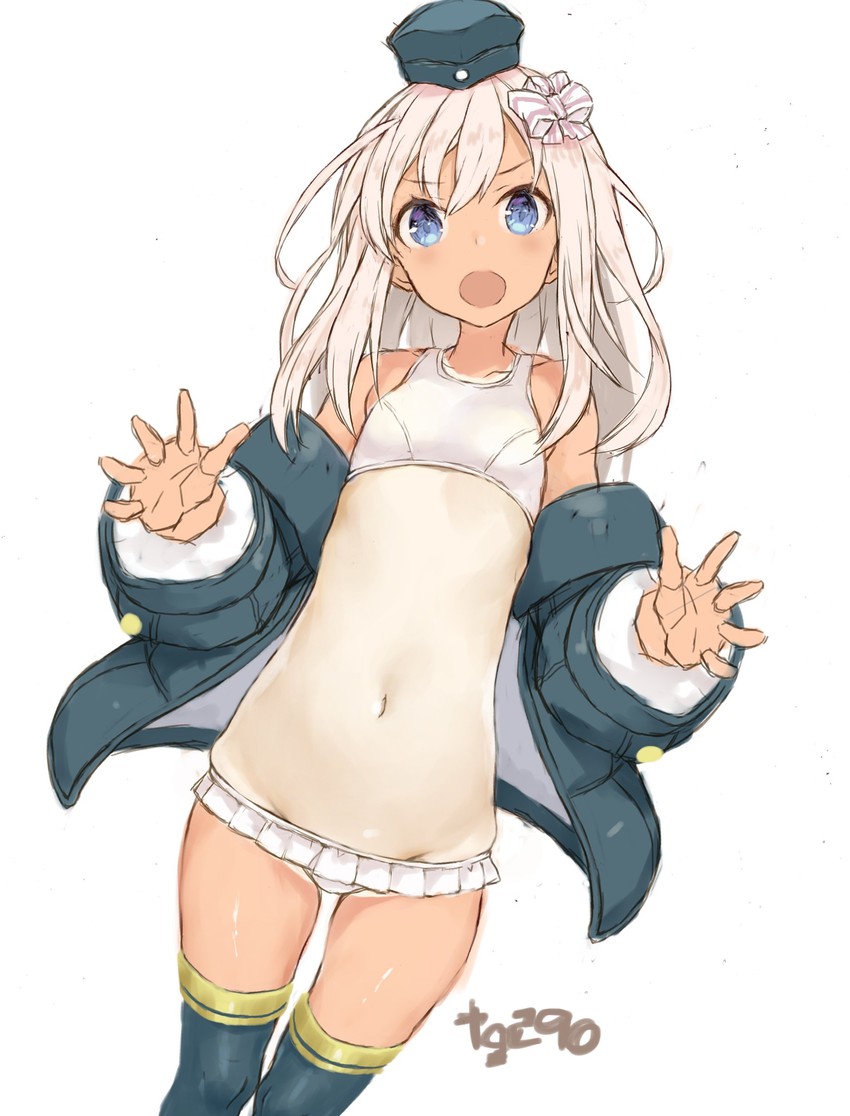 ro-500 and u-511 (kantai collection) drawn by ryo_(tg290)