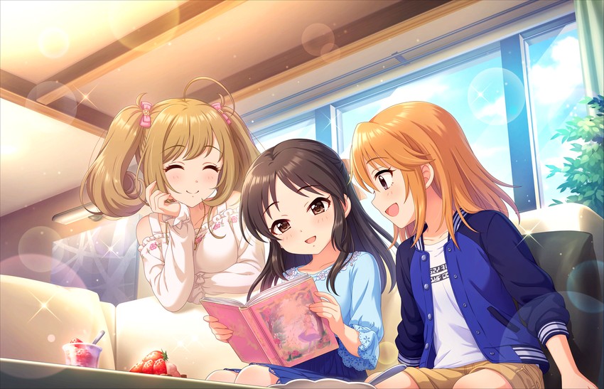 tachibana arisu, yuuki haru, and sato shin (idolmaster and 1 more)