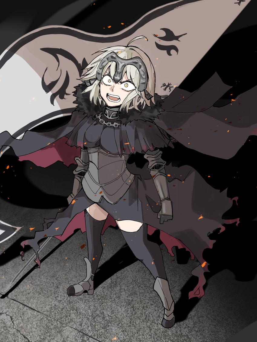 jeanne d'arc alter (fate and 1 more) drawn by ki_wa001