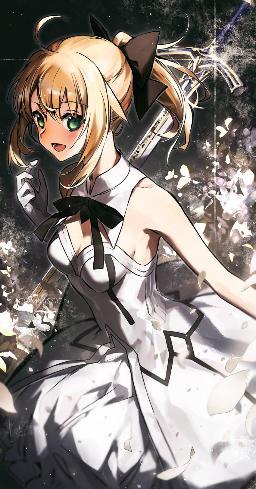 artoria pendragon and saber lily (fate and 1 more) drawn by shigure_(shigure_43)