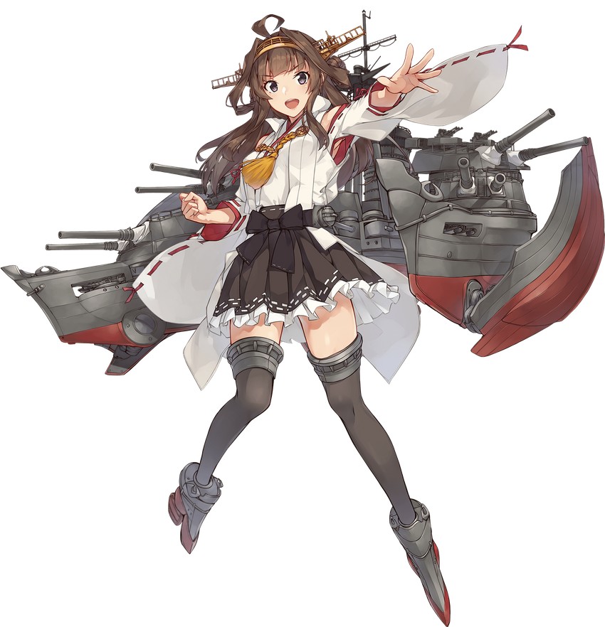 kongou and kongou kai ni (kantai collection) drawn by konishi_(koconatu)