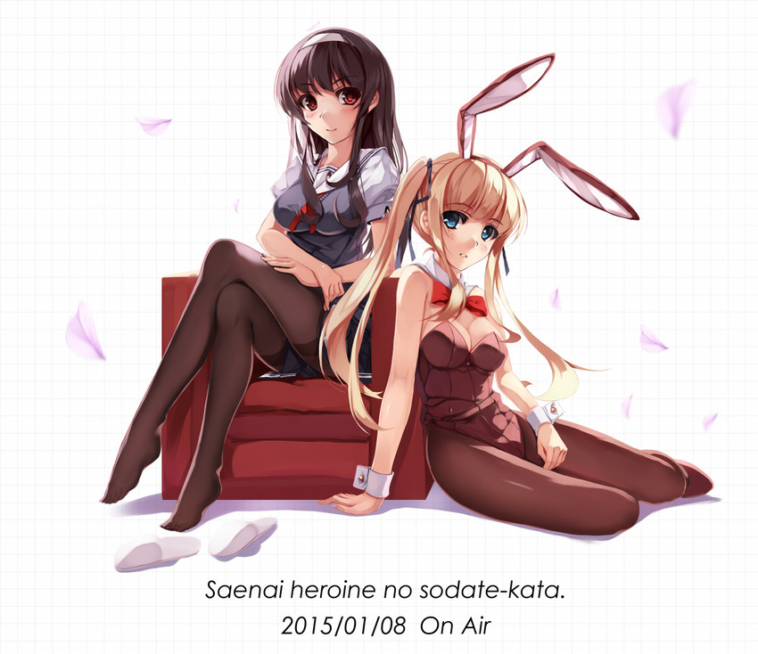 kasumigaoka utaha and sawamura spencer eriri (saenai heroine no sodatekata) drawn by yumemi_(kiowa)