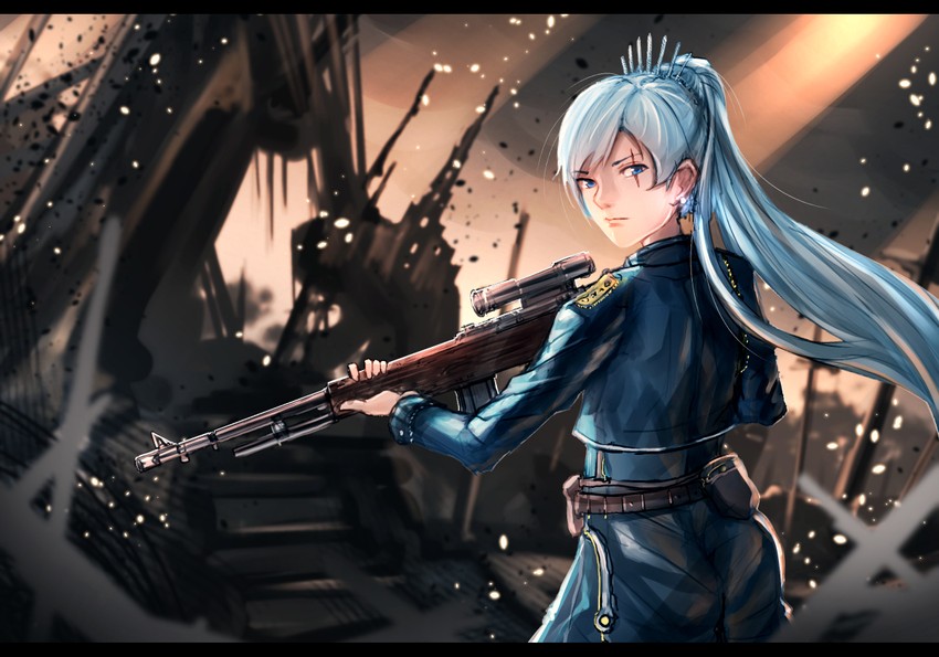 weiss schnee and riza hawkeye (rwby and 1 more) drawn by advarcher
