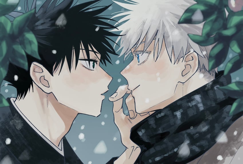 gojou satoru and fushiguro megumi (jujutsu kaisen) drawn by pipikeke