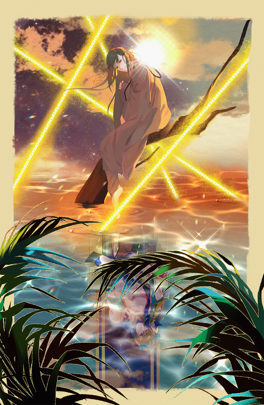 enkidu and gilgamesh (fate and 2 more) drawn by ren_(rendrrr)