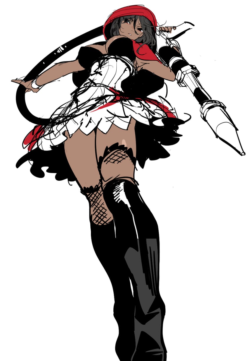 little red riding hood and sheva alomar (resident evil and 2 more) drawn by kinako_(marubotan)