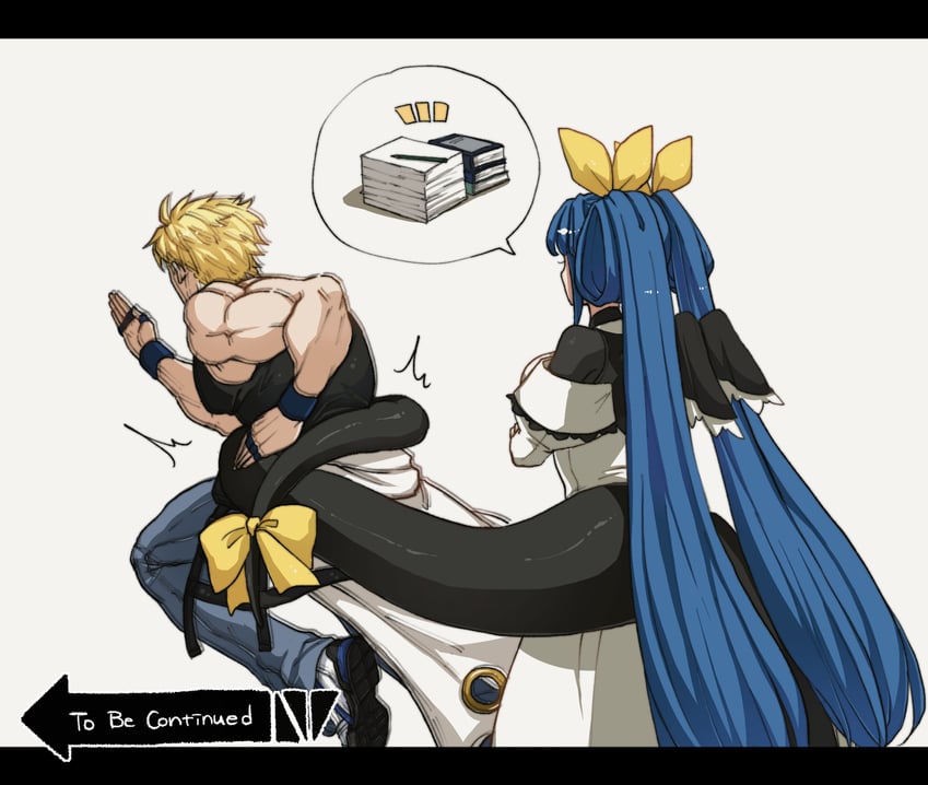 dizzy and sin kiske (jojo no kimyou na bouken and 1 more) drawn by ebi_pri_shrimp