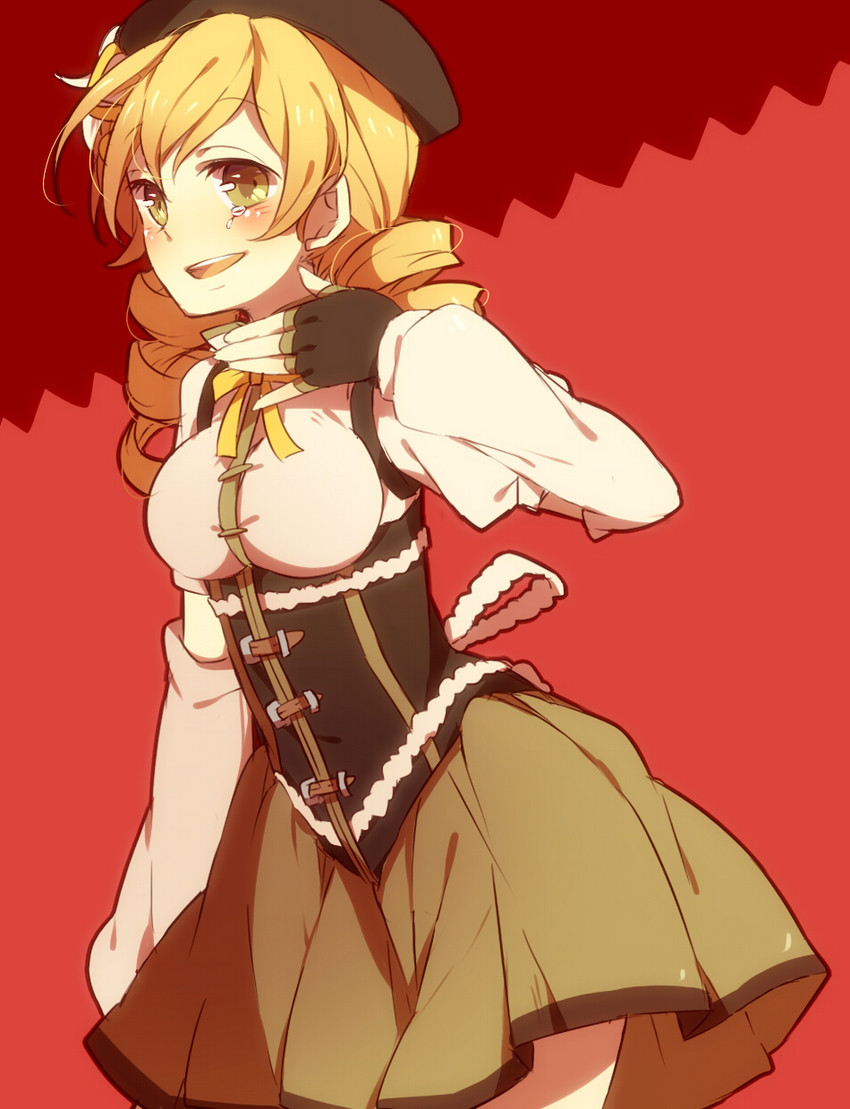 tomoe mami (mahou shoujo madoka magica) drawn by mugi_(twinbox)