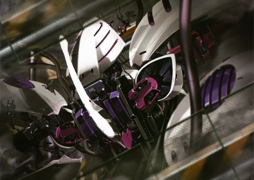 qubeley (gundam and 1 more) drawn by kenki_fujioka