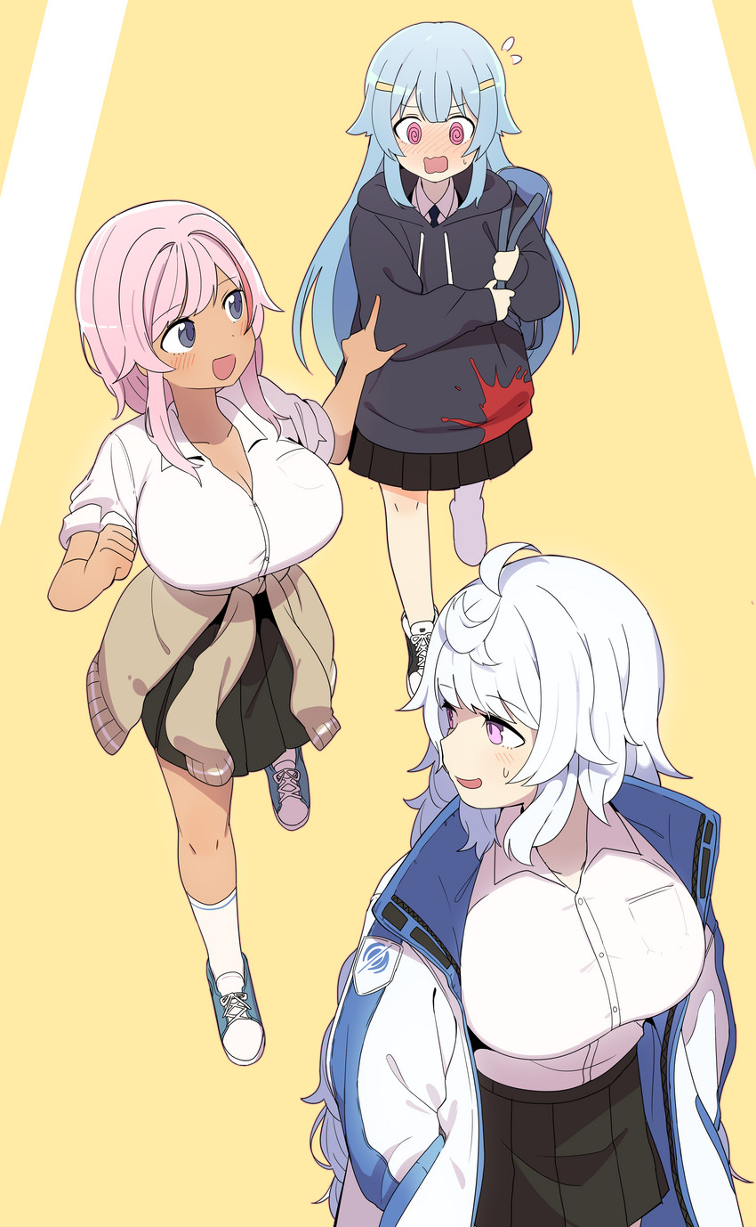 tiamat, lancer mina, and ullr (last origin) drawn by luke_(dydansgur)