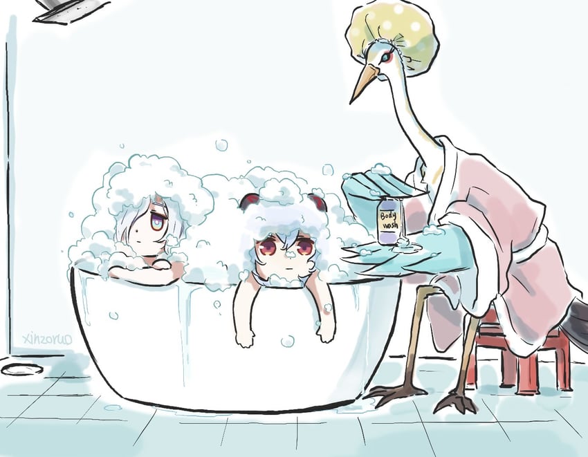 ganyu, shenhe, xianyun, cloud retainer, and landlady (genshin impact and 1 more) drawn by xinzoruo